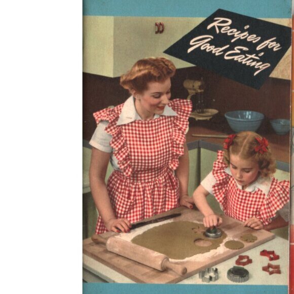 Mid-Century Baking Charm Androck Sifter 1940s Recipe Book Set Vintage Kitchen - Picture 10 of 13